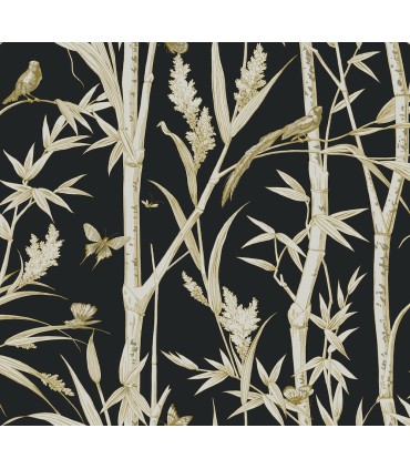 RT7834 - Bambou Toile Wallpaper-Toiles by York