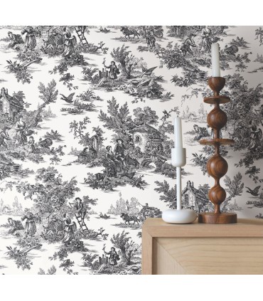 AT4228 - Campagne Toile Wallpaper-Toiles by York