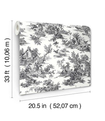 AT4228 - Campagne Toile Wallpaper-Toiles by York
