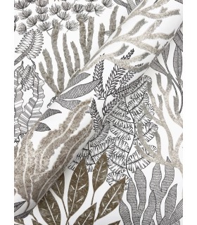 RT7802 - Coral Leaves Wallpaper-Toiles by York