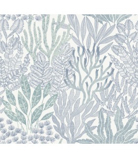 RT7804 - Coral Leaves Wallpaper-Toiles by York