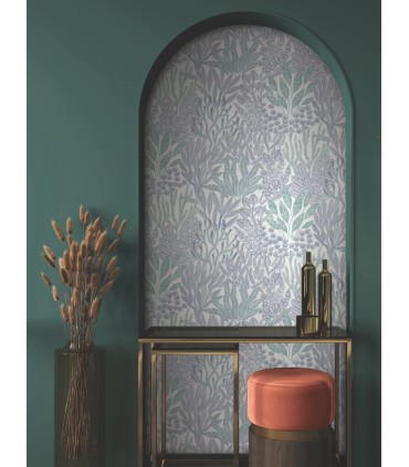 RT7804 - Coral Leaves Wallpaper-Toiles by York