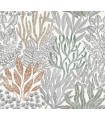 RT7801 - Coral Leaves Wallpaper-Toiles by York