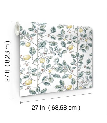 RT7914 - Limoncello Toile Wallpaper-Toiles by York