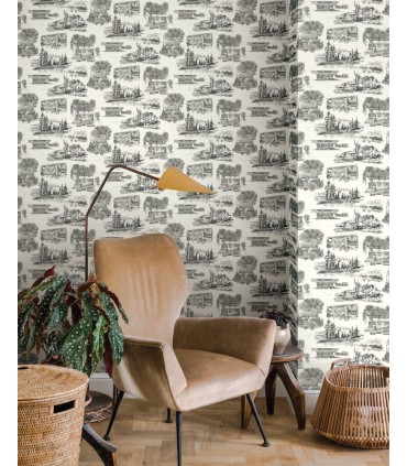 (たま) Palladio Trellis - Neutral Wallpapers | Schumacher