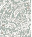 RT7882 - Orchid Conservatory Toile Wallpaper-Toiles by York