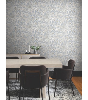 RT7884 - Orchid Conservatory Toile Wallpaper-Toiles by York