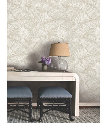 RT7926 - Palm Cove Toile Wallpaper-Toiles by York