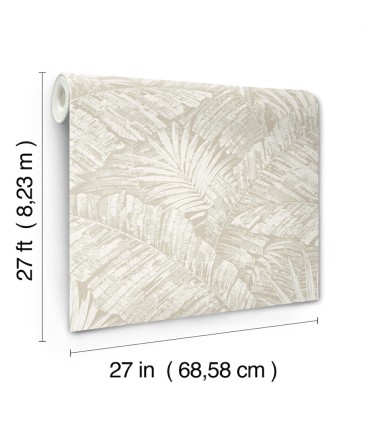 RT7926 - Palm Cove Toile Wallpaper-Toiles by York
