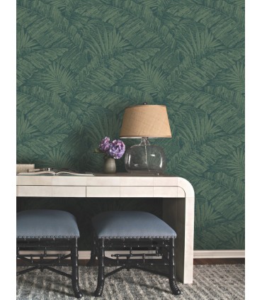RT7924 - Palm Cove Toile Wallpaper-Toiles by York