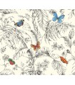 AF2025 - Papillon Wallpaper-Toiles by York
