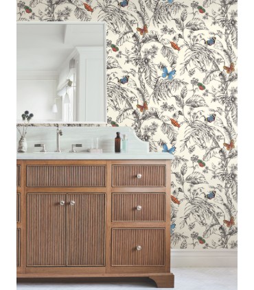 AF2025 - Papillon Wallpaper-Toiles by York