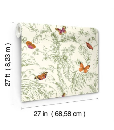 AF2027 - Papillon Wallpaper-Toiles by York
