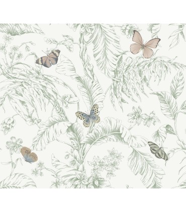 RT7930 - Papillon Wallpaper-Toiles by York