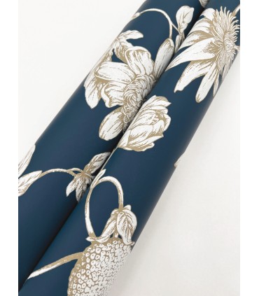 RT7856 - Passion Flower Toile Wallpaper-Toiles by York