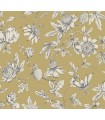 RT7855 - Passion Flower Toile Wallpaper-Toiles by York