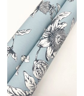 RT7853 - Passion Flower Toile Wallpaper-Toiles by York