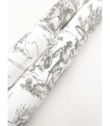 GR5922 - Seasons Toile Wallpaper-Toiles by York