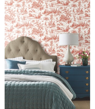 GR5925 - Seasons Toile Wallpaper-Toiles by York