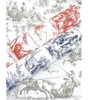 AF2000 - Seasons Toile Wallpaper-Toiles by York