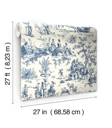 AF2000 - Seasons Toile Wallpaper-Toiles by York