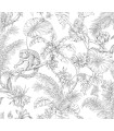 RT7841 - Tropical Sketch Toile Wallpaper-Toiles by York