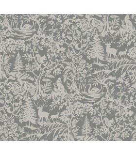 3125-72321 - Alrick Charcoal Forest Venture Wallpaper-Kinfolk