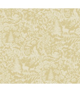 3125-72322 - Alrick Mustard Forest Venture Wallpaper-Kinfolk