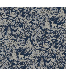 3125-72324 - Alrick Navy Forest Venture Wallpaper-Kinfolk