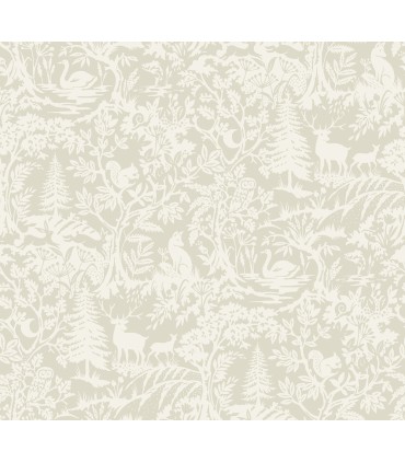 3125-72325 - Alrick Taupe Forest Venture Wallpaper-Kinfolk