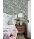 3125-72300 - Bohemian Blue Jacobean Wallpaper-Kinfolk