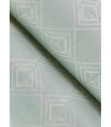 3125-72308 - Button Block Aqua Geometric Wallpaper-Kinfolk