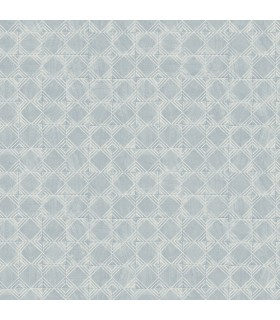 3125-72305 - Button Block Blue Geometric Wallpaper-Kinfolk