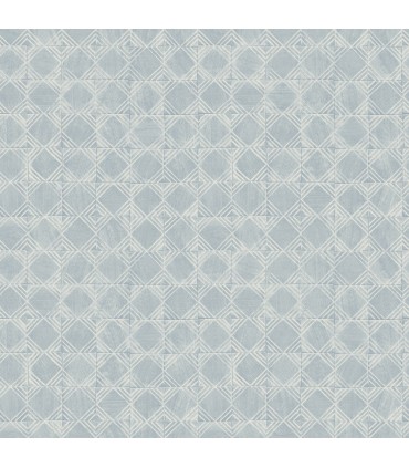 3125-72305 - Button Block Blue Geometric Wallpaper-Kinfolk
