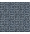 3125-72306 - Button Block Navy Geometric Wallpaper-Kinfolk