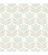 3125-72344 - Cathal Aqua Tulip Block Print Wallpaper-Kinfolk