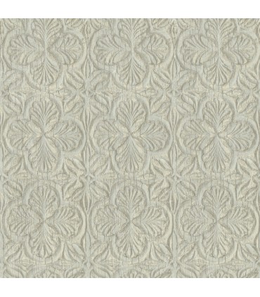 3125-72332 - Karachi Light Blue Wooden Damask Wallpaper-Kinfolk