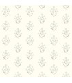 3125-72350 - Kova Light Blue Floral Crest Wallpaper-Kinfolk