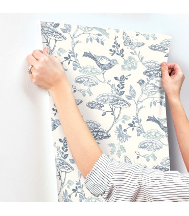 3125-72316 - Malmo Blue Trail Wallpaper-Kinfolk