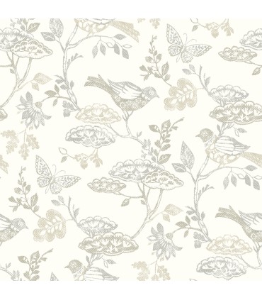 3125-72317 - Malmo Grey Trail Wallpaper-Kinfolk