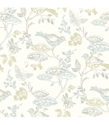 3125-72318 - Malmo Multicolor Trail Wallpaper-Kinfolk