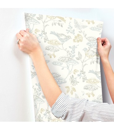 3125-72318 - Malmo Multicolor Trail Wallpaper-Kinfolk