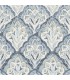 3125-72337 - Mimir Blue Quilted Damask Wallpaper-Kinfolk