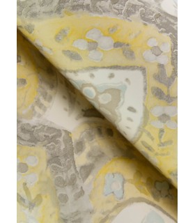 3125-72338 - Mimir Mustard Quilted Damask Wallpaper-Kinfolk