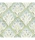 3125-72341 - Mimir Aquamarine Quilted Damask Wallpaper-Kinfolk