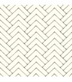 3125-72366 - Oswin Black Tiered Herringbone Wallpaper-Kinfolk