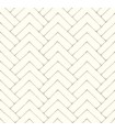 3125-72364 - Oswin Grey Tiered Herringbone Wallpaper-Kinfolk