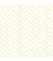 3125-72365 - Oswin Light Yellow Tiered Herringbone Wallpaper-Kinfolk
