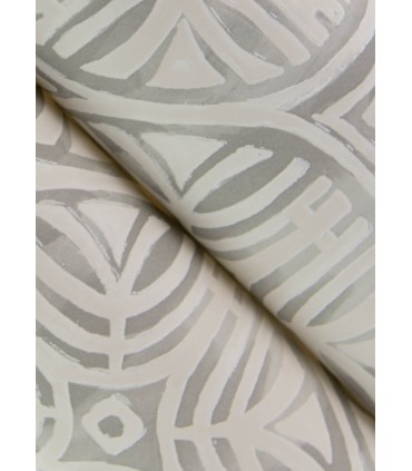 3125-72313 - Sandee Grey Medallion Wallpaper-Kinfolk