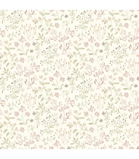 3125-72355 - Tarragon Blush Dainty Meadow Wallpaper-Kinfolk
